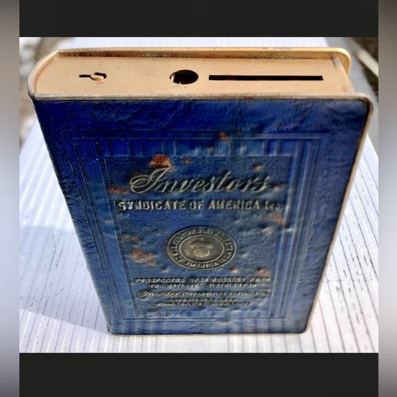 Vintage Investors Syndicate of America Minneapolis Minnesota Figural Book Bank - Picture 5 of 6